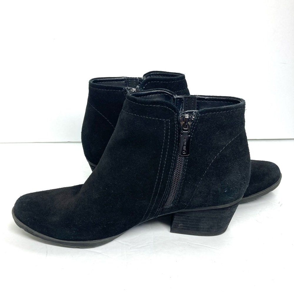 Blondo Boots Womens Villa Waterproof Black Suede Leather Bootie 7 M Black Boots - Picture 8 of 14